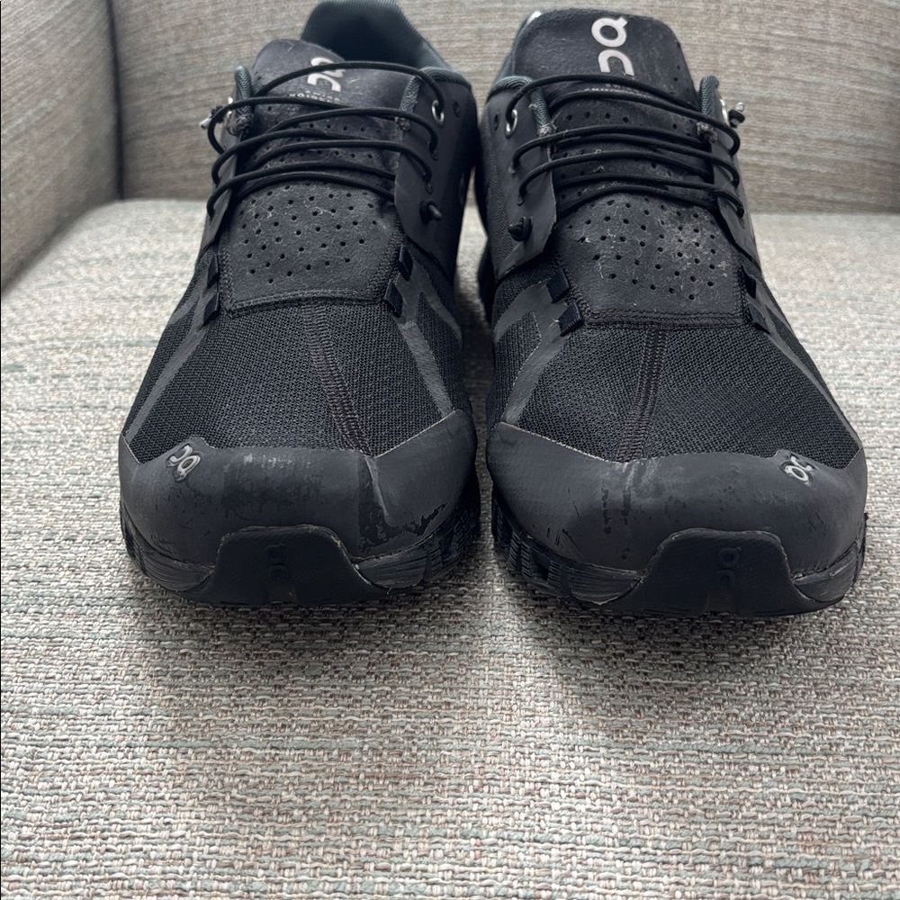 On Cloud Cloud 5 Waterproof Black Running Shoes Sneakers Mens size 13 - Picture 3 of 8